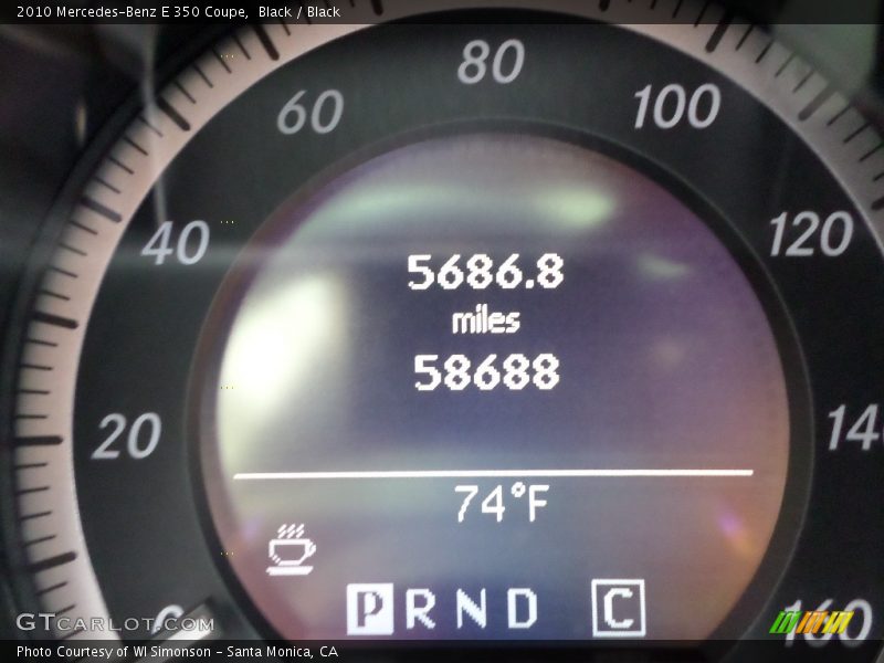 Black / Black 2010 Mercedes-Benz E 350 Coupe