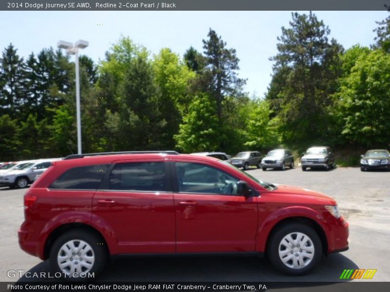 Redline 2-Coat Pearl / Black 2014 Dodge Journey SE AWD