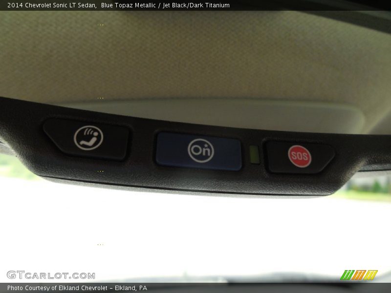 Blue Topaz Metallic / Jet Black/Dark Titanium 2014 Chevrolet Sonic LT Sedan