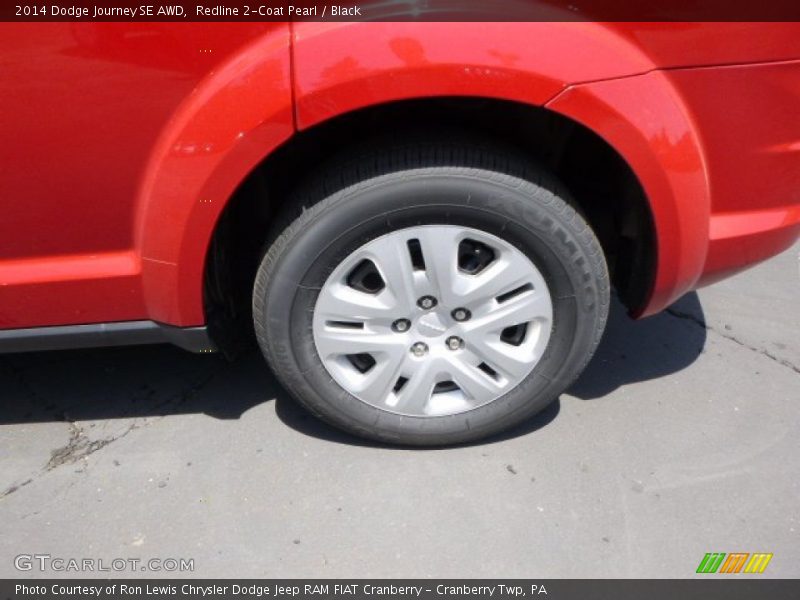 Redline 2-Coat Pearl / Black 2014 Dodge Journey SE AWD