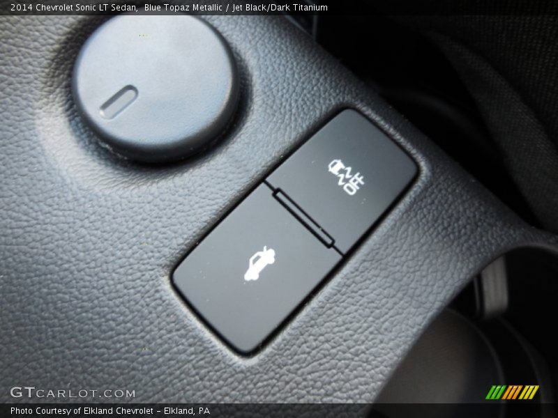 Blue Topaz Metallic / Jet Black/Dark Titanium 2014 Chevrolet Sonic LT Sedan