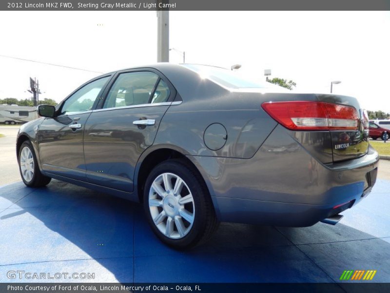 Sterling Gray Metallic / Light Camel 2012 Lincoln MKZ FWD