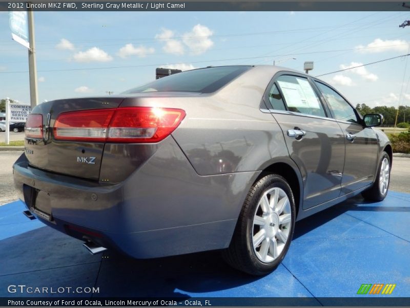 Sterling Gray Metallic / Light Camel 2012 Lincoln MKZ FWD