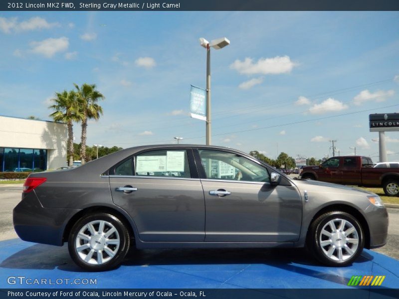 Sterling Gray Metallic / Light Camel 2012 Lincoln MKZ FWD