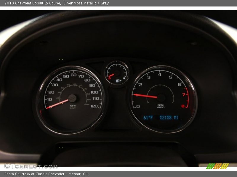 Silver Moss Metallic / Gray 2010 Chevrolet Cobalt LS Coupe