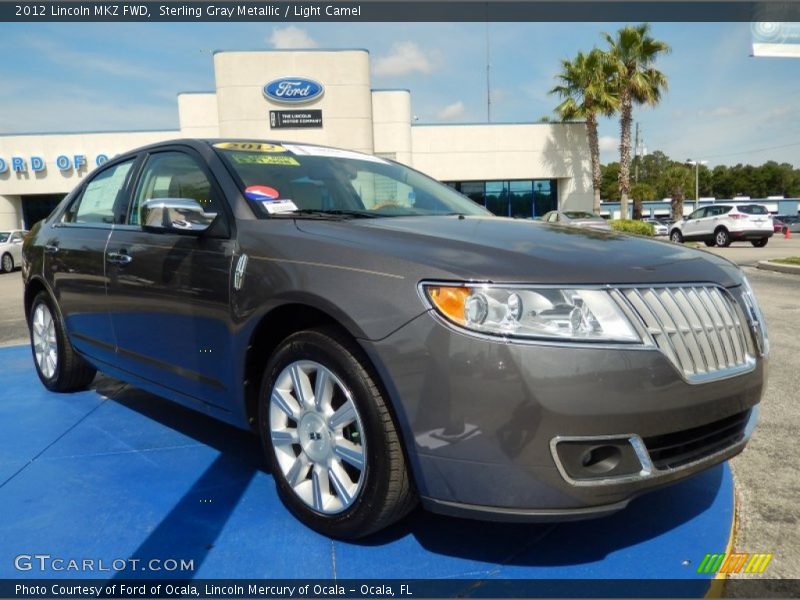 Sterling Gray Metallic / Light Camel 2012 Lincoln MKZ FWD