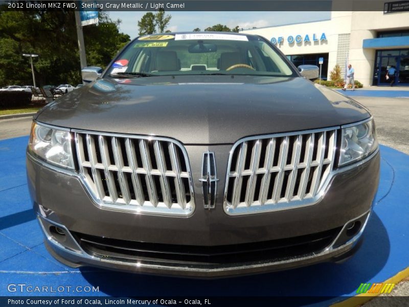Sterling Gray Metallic / Light Camel 2012 Lincoln MKZ FWD