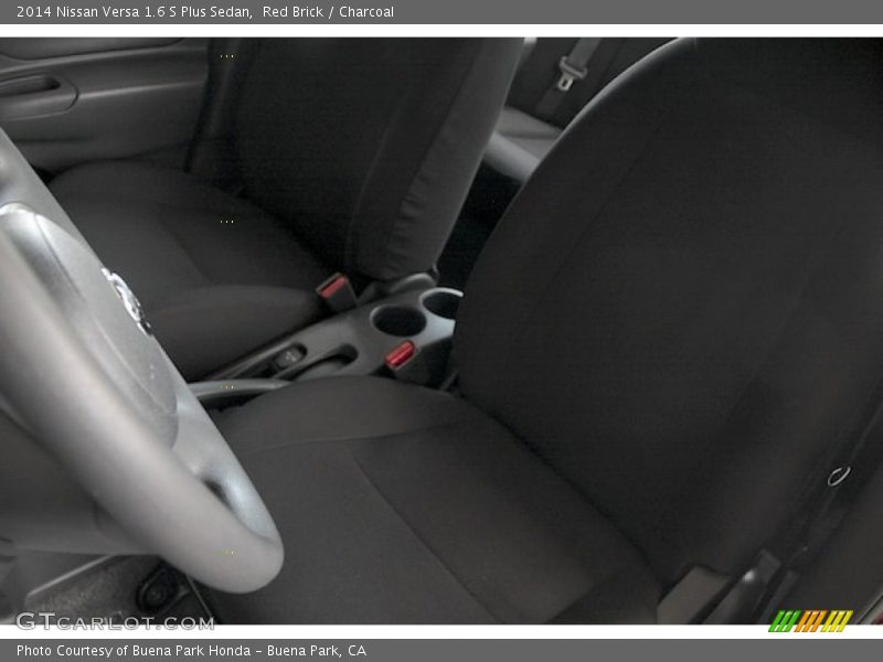 Red Brick / Charcoal 2014 Nissan Versa 1.6 S Plus Sedan