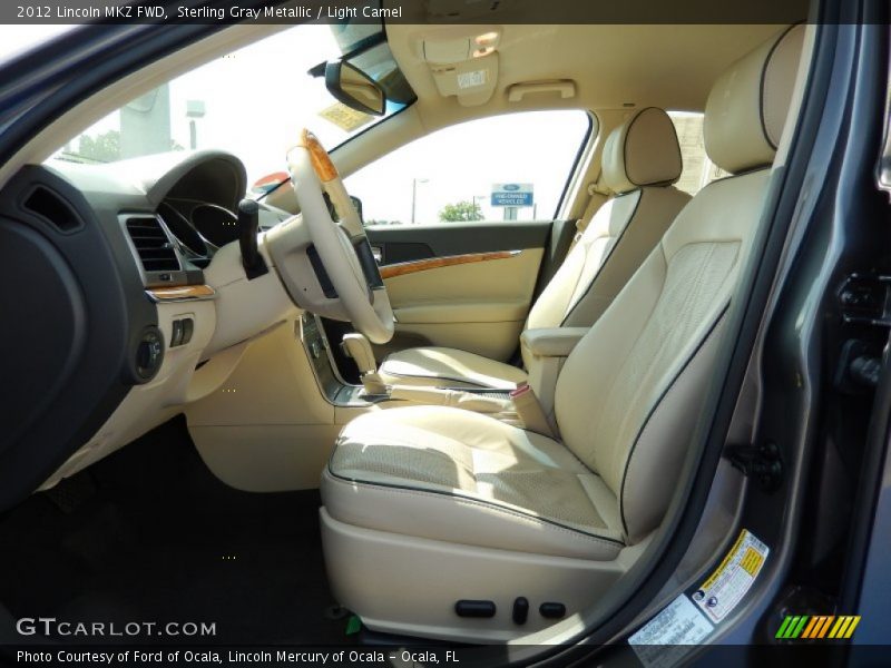 Sterling Gray Metallic / Light Camel 2012 Lincoln MKZ FWD