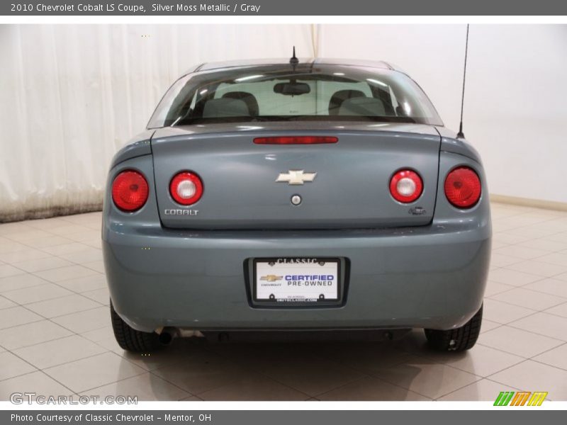 Silver Moss Metallic / Gray 2010 Chevrolet Cobalt LS Coupe