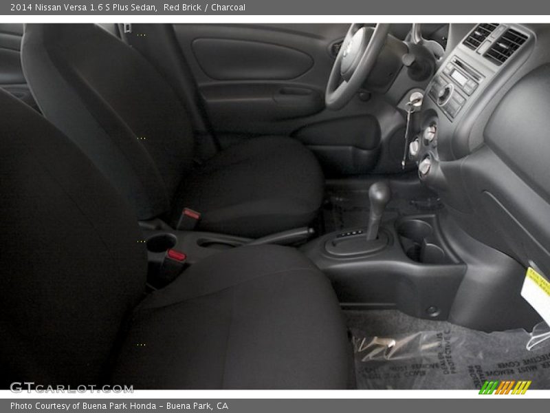 Red Brick / Charcoal 2014 Nissan Versa 1.6 S Plus Sedan