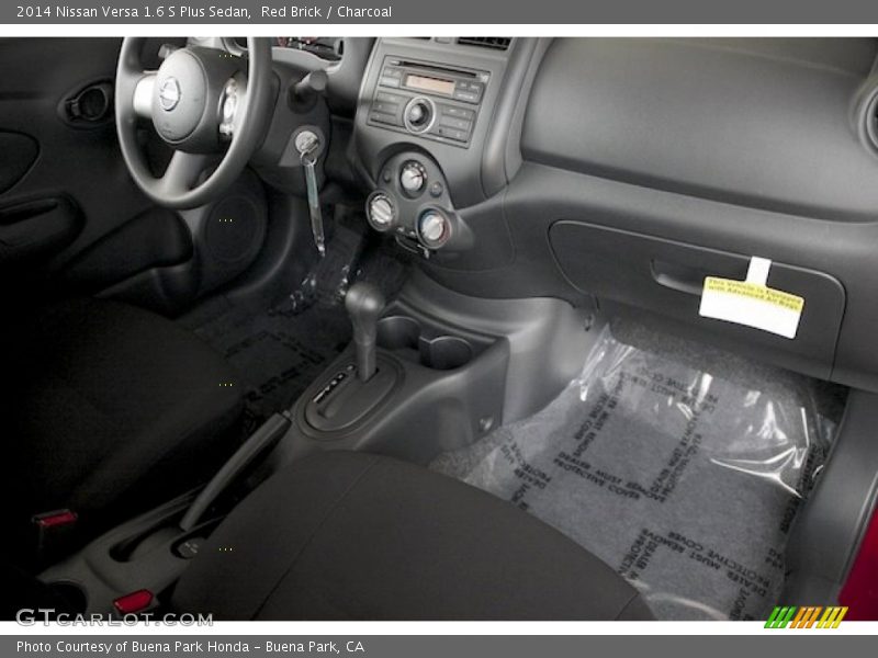 Red Brick / Charcoal 2014 Nissan Versa 1.6 S Plus Sedan