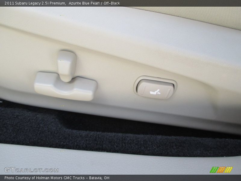 Azurite Blue Pearl / Off-Black 2011 Subaru Legacy 2.5i Premium