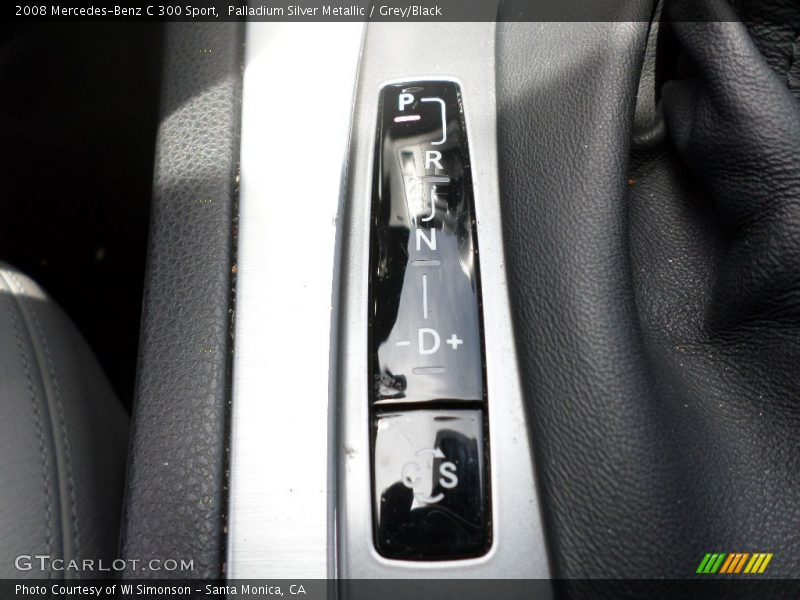 Palladium Silver Metallic / Grey/Black 2008 Mercedes-Benz C 300 Sport
