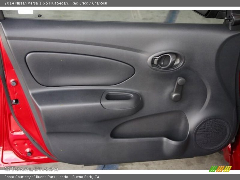 Red Brick / Charcoal 2014 Nissan Versa 1.6 S Plus Sedan