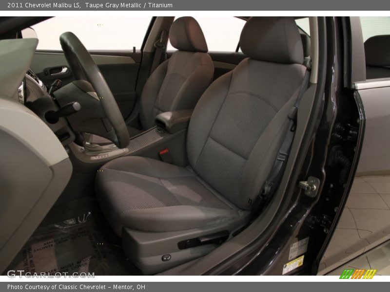 Taupe Gray Metallic / Titanium 2011 Chevrolet Malibu LS