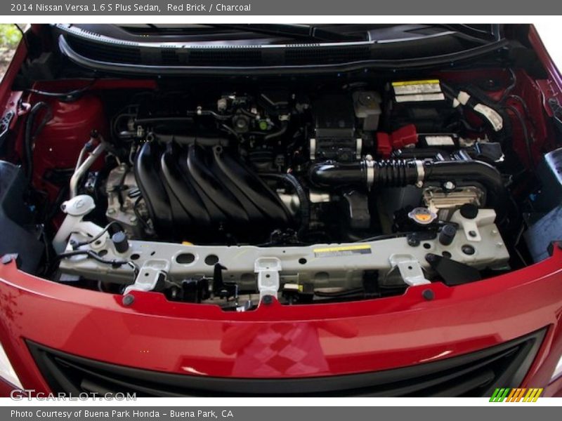 Red Brick / Charcoal 2014 Nissan Versa 1.6 S Plus Sedan