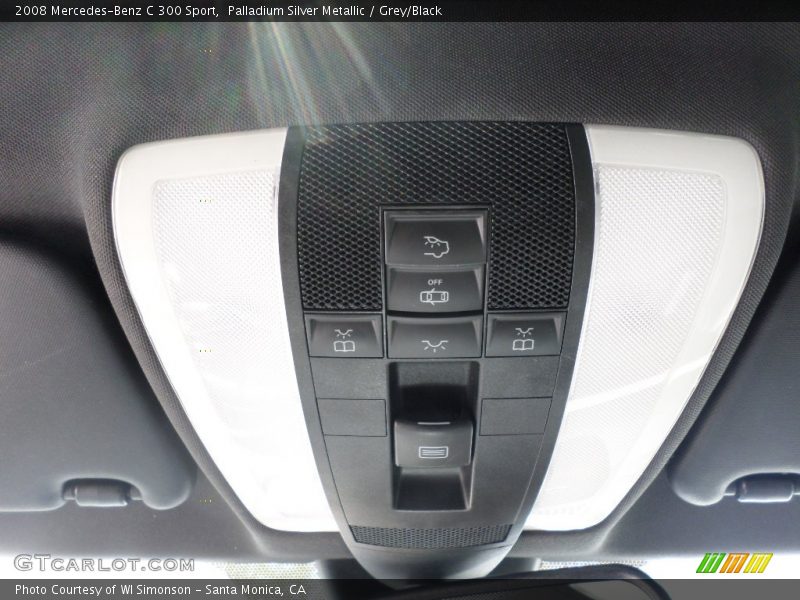 Palladium Silver Metallic / Grey/Black 2008 Mercedes-Benz C 300 Sport