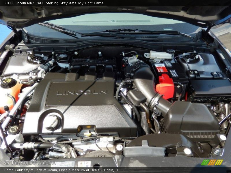 Sterling Gray Metallic / Light Camel 2012 Lincoln MKZ FWD