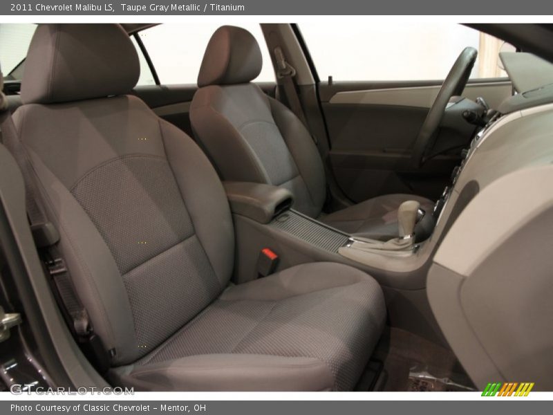 Taupe Gray Metallic / Titanium 2011 Chevrolet Malibu LS