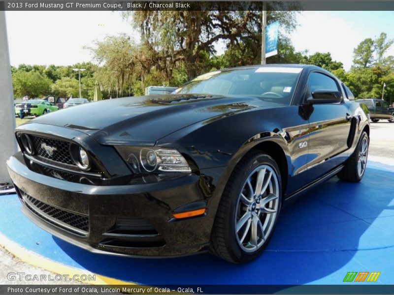 Black / Charcoal Black 2013 Ford Mustang GT Premium Coupe