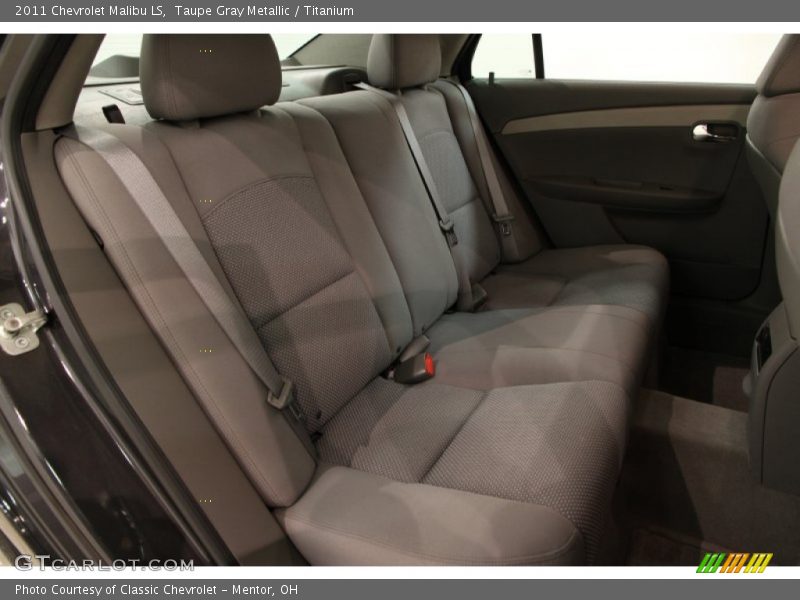 Taupe Gray Metallic / Titanium 2011 Chevrolet Malibu LS