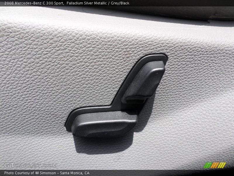 Palladium Silver Metallic / Grey/Black 2008 Mercedes-Benz C 300 Sport