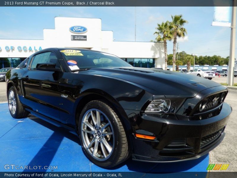 Black / Charcoal Black 2013 Ford Mustang GT Premium Coupe
