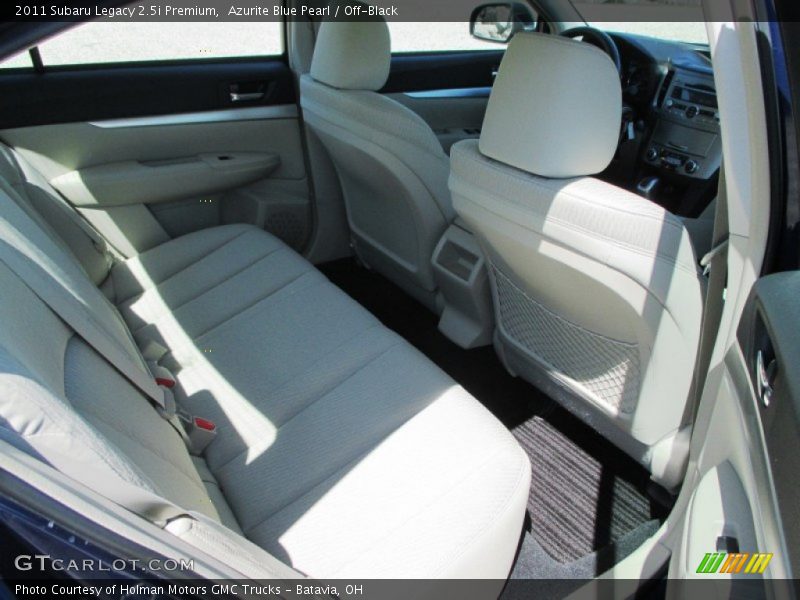 Azurite Blue Pearl / Off-Black 2011 Subaru Legacy 2.5i Premium