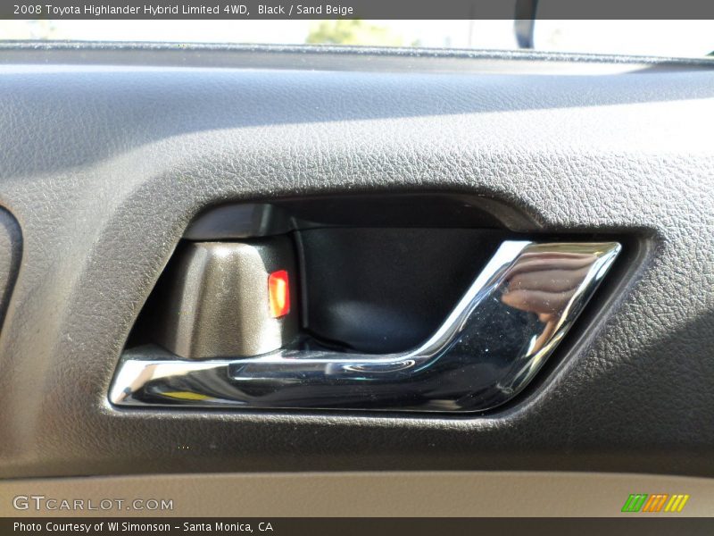 Black / Sand Beige 2008 Toyota Highlander Hybrid Limited 4WD