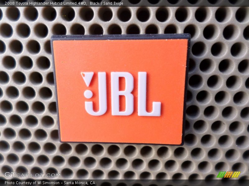 Black / Sand Beige 2008 Toyota Highlander Hybrid Limited 4WD
