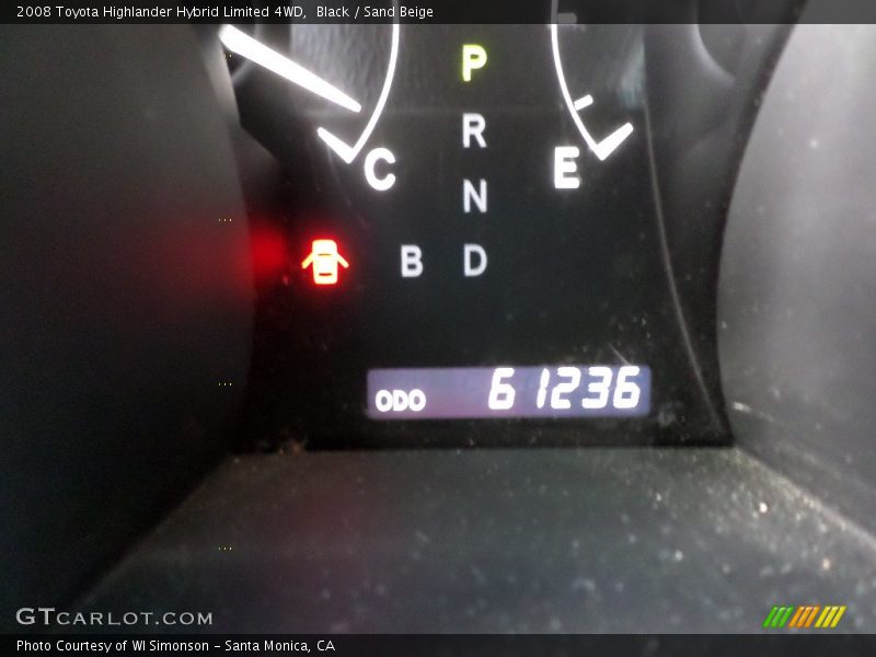 Black / Sand Beige 2008 Toyota Highlander Hybrid Limited 4WD