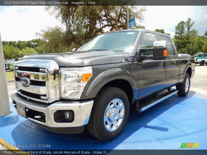 Magnetic / Steel 2015 Ford F350 Super Duty XLT Crew Cab