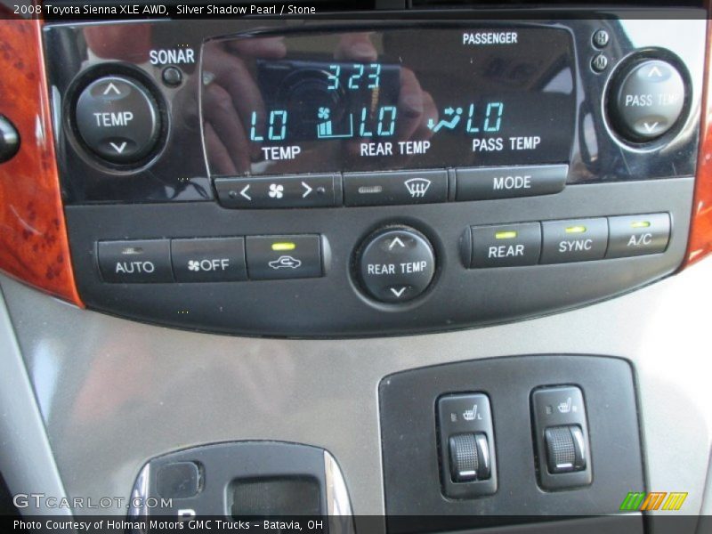 Silver Shadow Pearl / Stone 2008 Toyota Sienna XLE AWD