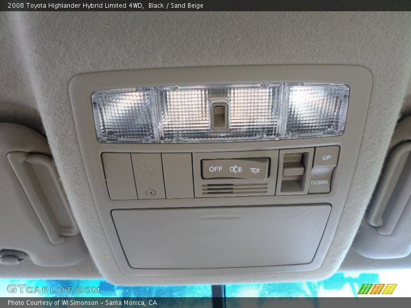 Black / Sand Beige 2008 Toyota Highlander Hybrid Limited 4WD