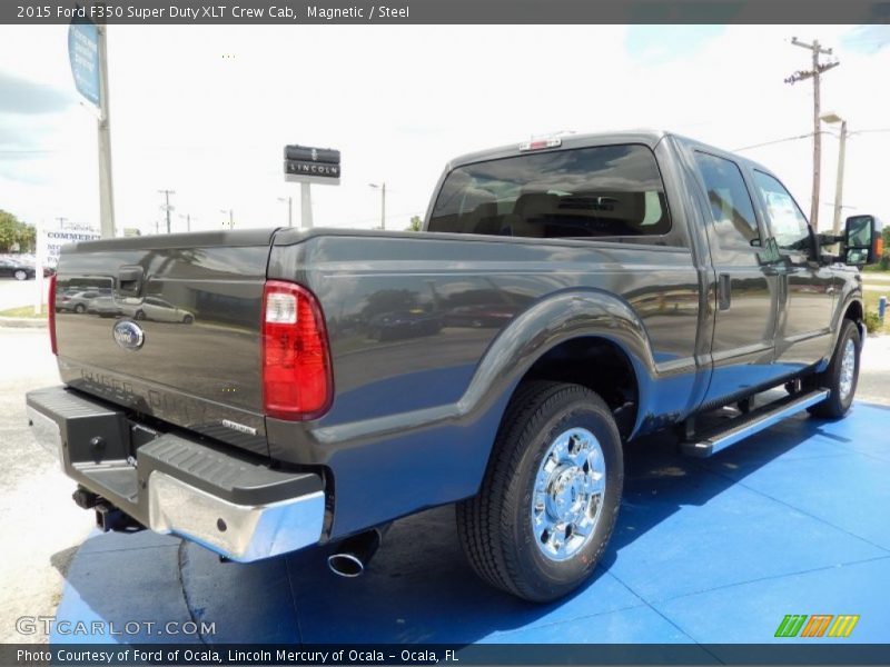 Magnetic / Steel 2015 Ford F350 Super Duty XLT Crew Cab