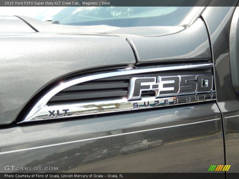 Magnetic / Steel 2015 Ford F350 Super Duty XLT Crew Cab