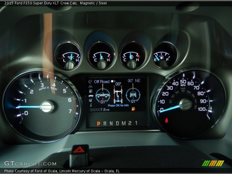 Magnetic / Steel 2015 Ford F350 Super Duty XLT Crew Cab
