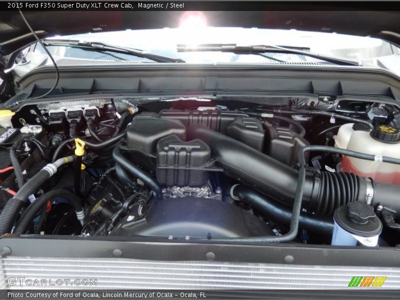 Magnetic / Steel 2015 Ford F350 Super Duty XLT Crew Cab