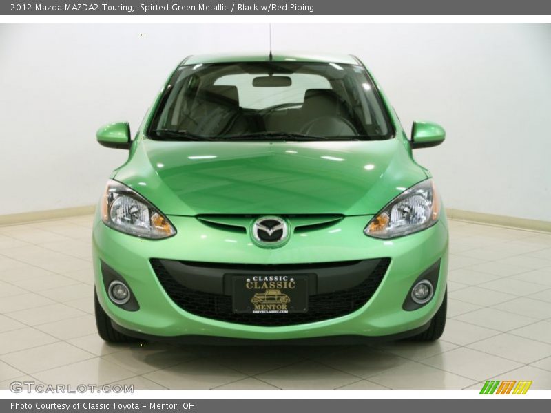 Spirted Green Metallic / Black w/Red Piping 2012 Mazda MAZDA2 Touring