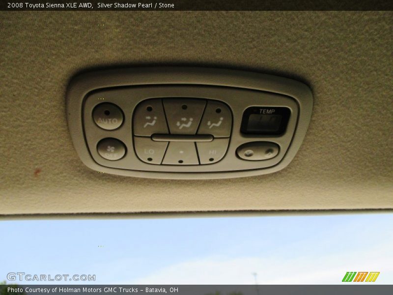 Silver Shadow Pearl / Stone 2008 Toyota Sienna XLE AWD