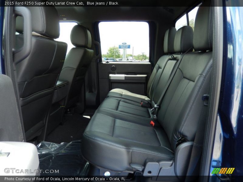 Rear Seat of 2015 F250 Super Duty Lariat Crew Cab