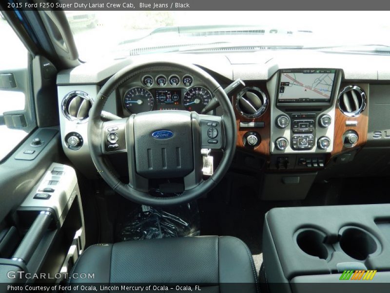Dashboard of 2015 F250 Super Duty Lariat Crew Cab