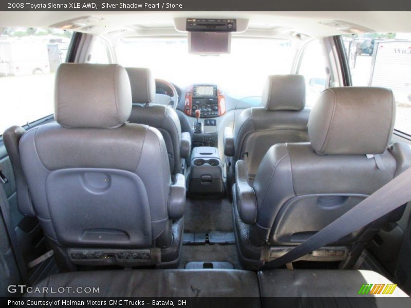 Silver Shadow Pearl / Stone 2008 Toyota Sienna XLE AWD