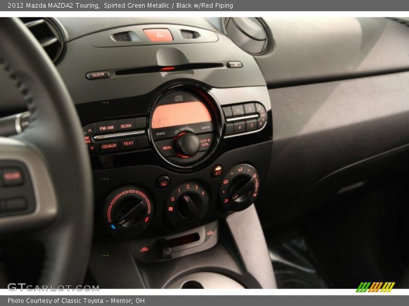 Spirted Green Metallic / Black w/Red Piping 2012 Mazda MAZDA2 Touring