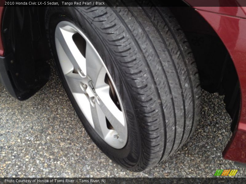 Tango Red Pearl / Black 2010 Honda Civic LX-S Sedan