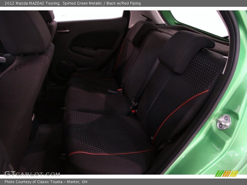 Spirted Green Metallic / Black w/Red Piping 2012 Mazda MAZDA2 Touring
