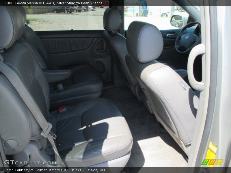 Silver Shadow Pearl / Stone 2008 Toyota Sienna XLE AWD