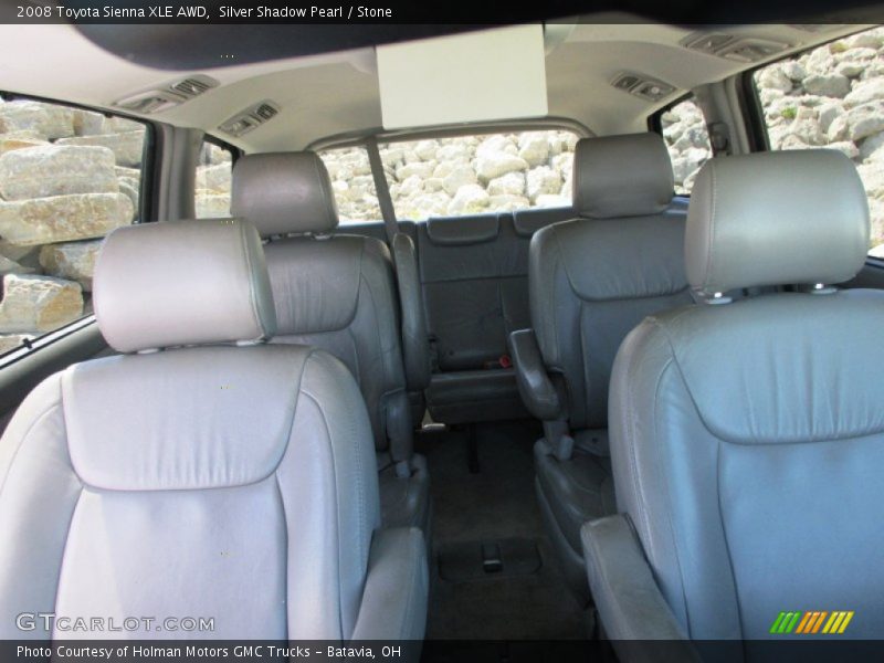 Silver Shadow Pearl / Stone 2008 Toyota Sienna XLE AWD