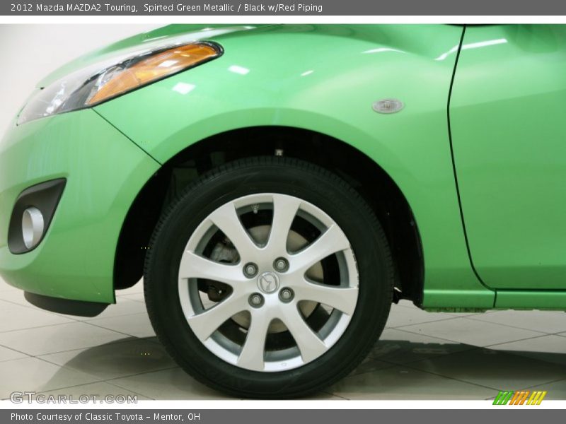 Spirted Green Metallic / Black w/Red Piping 2012 Mazda MAZDA2 Touring